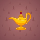 Genie Lamp #4544 Genie Lamp #4544