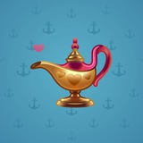 Genie Lamp #4551