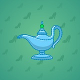 Genie Lamp #4578 Genie Lamp #4578