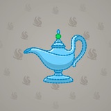 Genie Lamp #4585