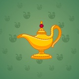 Genie Lamp #4614 Genie Lamp #4614