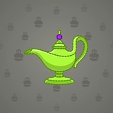 Genie Lamp #4646 Genie Lamp #4646