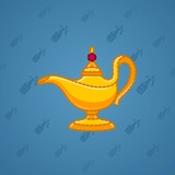 Genie Lamp #4653