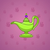 Genie Lamp #4663