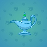 Genie Lamp #4695