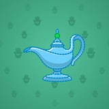 Genie Lamp #4722