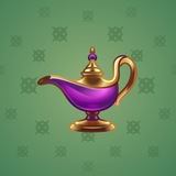 Genie Lamp #4729 Genie Lamp #4729