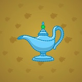 Genie Lamp #4730 Genie Lamp #4730