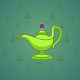 Genie Lamp #4736