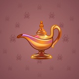 Genie Lamp #4754