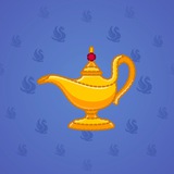 Genie Lamp #4767 Genie Lamp #4767
