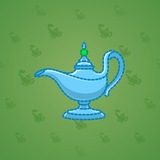Genie Lamp #4768 Genie Lamp #4768