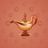 Genie Lamp #4776 Genie Lamp #4776