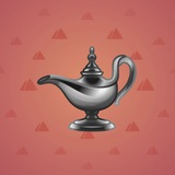 Genie Lamp #4827 Genie Lamp #4827
