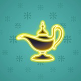 Genie Lamp #4828 Genie Lamp #4828