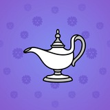 Genie Lamp #4850 Genie Lamp #4850