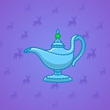 Genie Lamp #4873 Genie Lamp #4873