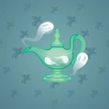 Genie Lamp #4877 Genie Lamp #4877