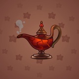 Genie Lamp #4884 Genie Lamp #4884