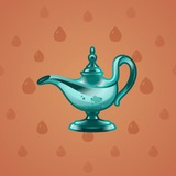 Genie Lamp #4975 Genie Lamp #4975