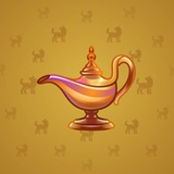 Genie Lamp #4990 Genie Lamp #4990