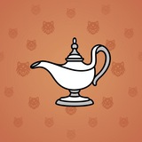 Genie Lamp #5002 Genie Lamp #5002