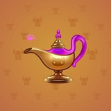 Genie Lamp #5036 Genie Lamp #5036