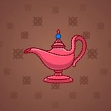 Genie Lamp #5058 Genie Lamp #5058