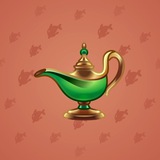 Genie Lamp #5096 Genie Lamp #5096