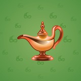 Genie Lamp #5106 Genie Lamp #5106