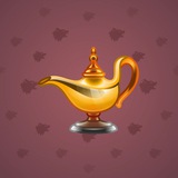 Genie Lamp #5123 Genie Lamp #5123