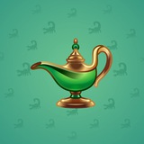 Genie Lamp #5144 Genie Lamp #5144