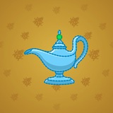 Genie Lamp #5154