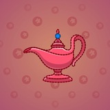 Genie Lamp #5175 Genie Lamp #5175