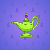 Genie Lamp #5197 Genie Lamp #5197