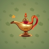 Genie Lamp #5198