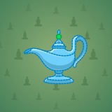 Genie Lamp #5207 Genie Lamp #5207