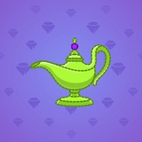 Genie Lamp #5218 Genie Lamp #5218