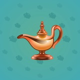 Genie Lamp #5232 Genie Lamp #5232