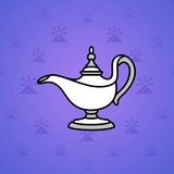 Genie Lamp #5253 Genie Lamp #5253