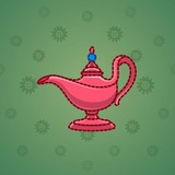 Genie Lamp #5265 Genie Lamp #5265