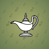 Genie Lamp #5293