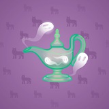 Genie Lamp #5319