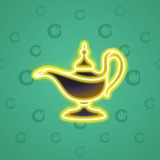 Genie Lamp #5377 Genie Lamp #5377