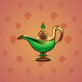 Genie Lamp #5384 Genie Lamp #5384
