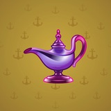 Genie Lamp #5387 Genie Lamp #5387