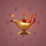 Genie Lamp #5392 Genie Lamp #5392