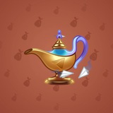 Genie Lamp #5415 Genie Lamp #5415