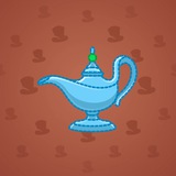 Genie Lamp #5425