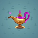 Genie Lamp #5460 Genie Lamp #5460